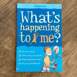 Usborne “what’s happening to me” book for boys